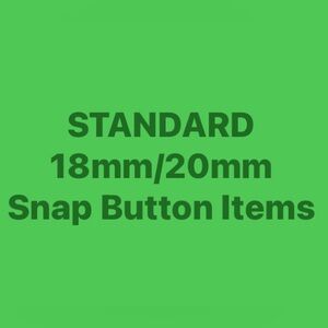 STANDARD SNAP BUTTON JEWELRY ITEMS